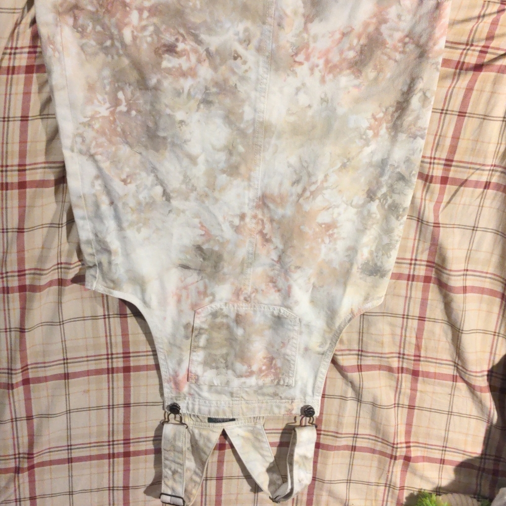 Tie dye suspender dress
